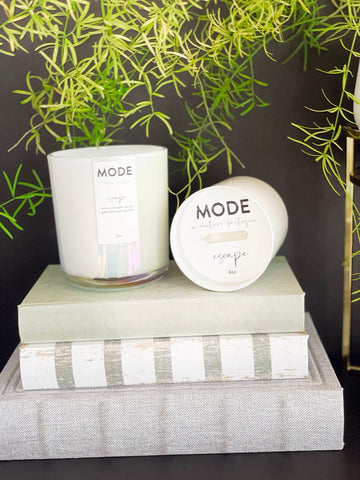 MODE SIGNATURE SCENT CANDLE : ESCAPE-CANDLE-MODE-Couture-Boutique-Womens-Clothing