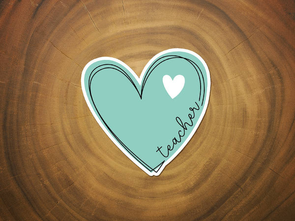 Teacher Appreciation Sticker | Heart Sticker | Teacher Gift-MODE-Couture-Boutique-Womens-Clothing