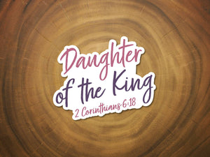 Daughter of the King | Christian Sticker | Child of God-MODE-Couture-Boutique-Womens-Clothing