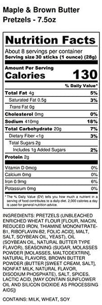 Pop Daddy – Maple & Brown Butter Seasoned Pretzels 7.5oz-pretzels-MODE-Couture-Boutique-Womens-Clothing