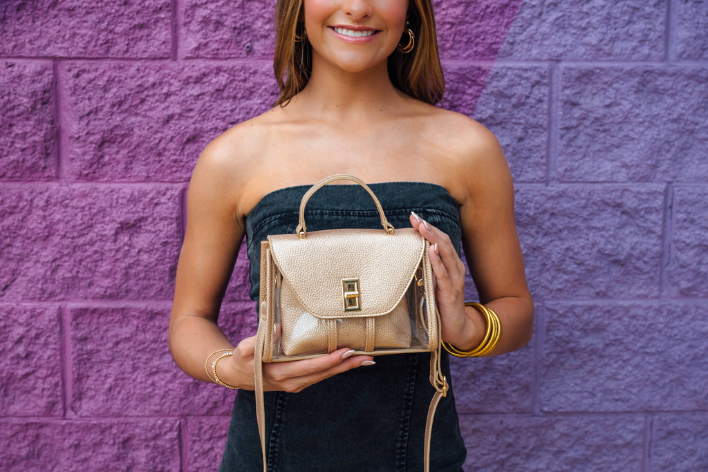 GEAUX CLEAR COLLECTION: THE AUDREY HANDBAG-BAGS-MODE-Couture-Boutique-Womens-Clothing