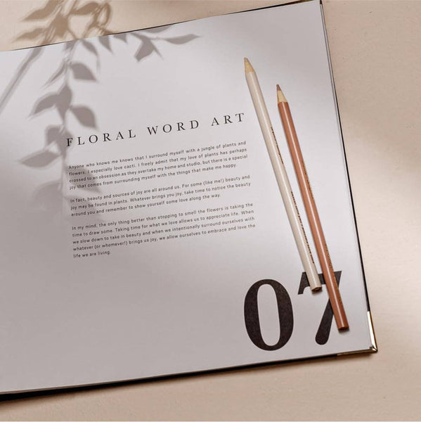 Florals By Hand: How to Draw Modern Floral Projects: Spiral Bound-MODE-Couture-Boutique-Womens-Clothing