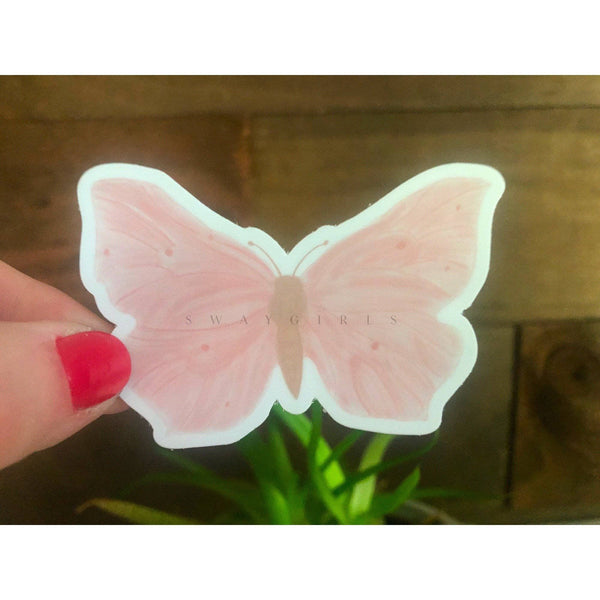Pink Butterfly Sticker-MODE-Couture-Boutique-Womens-Clothing