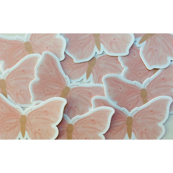 Pink Butterfly Sticker-MODE-Couture-Boutique-Womens-Clothing