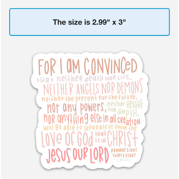 Romans 8:38-39 Magnet | Christian fridge magnet-MODE-Couture-Boutique-Womens-Clothing
