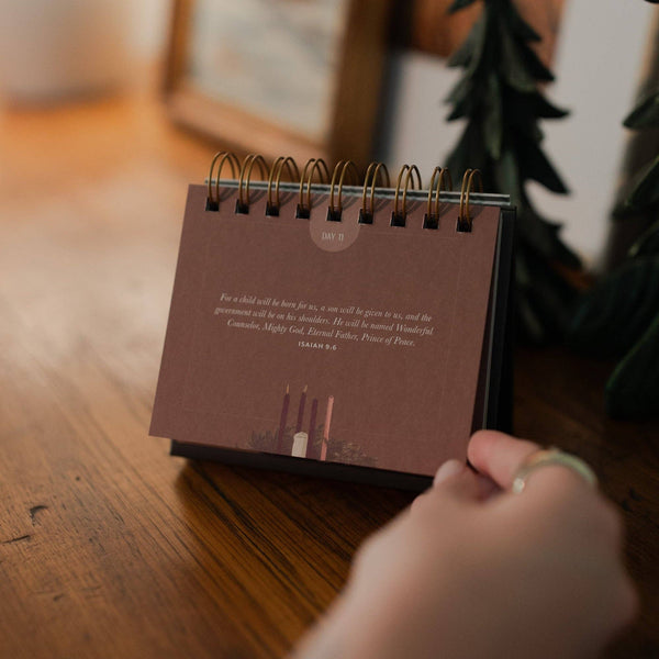 The Wonder of His Love | Daily Encouragement Flip Calendar for the Advent Season-MODE-Couture-Boutique-Womens-Clothing