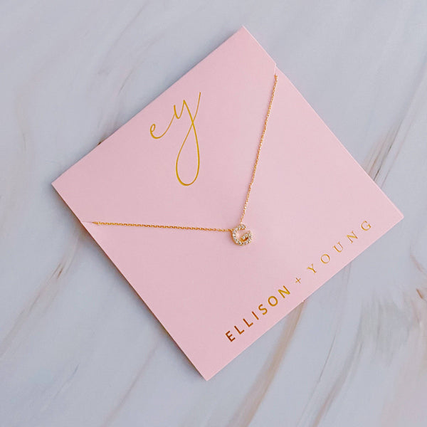 UNDERSTATED BEAUTY INITIAL NECKLACE IN GOLD-NECKLACE-MODE-Couture-Boutique-Womens-Clothing