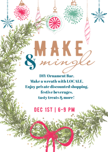 HOLIDAY MAKE & MINGLE 12.01.23 6PM-9PM-Event-MODE-Couture-Boutique-Womens-Clothing