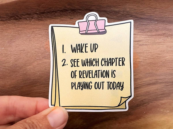 End Times Revelation Sticker | Funny Christian Sticker-MODE-Couture-Boutique-Womens-Clothing