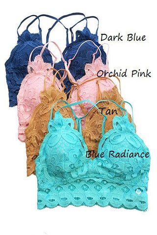 LACE BRALETTE IN ORCHID PINK-BRALETTE-MODE-Couture-Boutique-Womens-Clothing