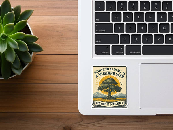 Mustard Seed Faith | Christian Sticker | Move Mountains-MODE-Couture-Boutique-Womens-Clothing