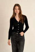 KEEPSAKE KNIT CARDIGAN IN BLACK-CARDIGAN-MODE-Couture-Boutique-Womens-Clothing