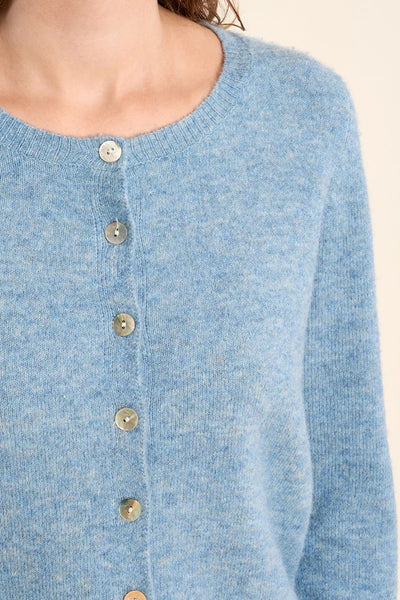 CLOUDLIGHT KNITTED CARDIGAN IN LIGHT BLUE-CARDIGAN-MODE-Couture-Boutique-Womens-Clothing