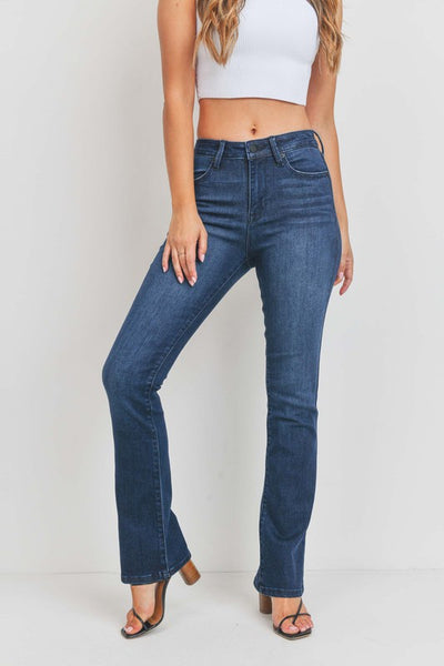 FAIRFAX HIGH RISE BOOTCUT JEAN IN DARK DENIM-Jeans-MODE-Couture-Boutique-Womens-Clothing