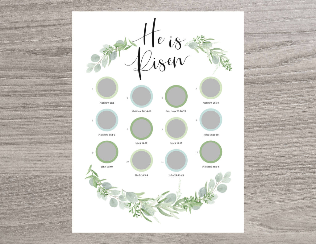 SCRATCH OFF EASTER STORY ADVENT CALENDAR-MODE-Couture-Boutique-Womens-Clothing