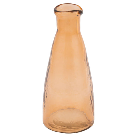 HAMMERED GLASS PERSONAL CARAFE IN FAWN-glassware-MODE-Couture-Boutique-Womens-Clothing