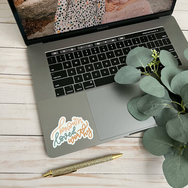 Known loved worthy sticker | Faith stickers & decals-MODE-Couture-Boutique-Womens-Clothing