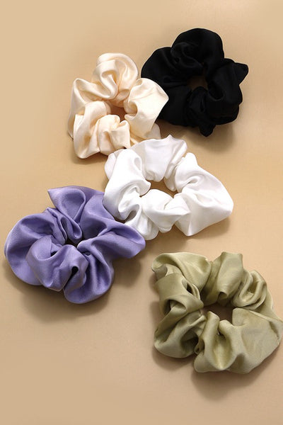 SILKY HAIR SCRUNCHIE-Hair Accessories-MODE-Couture-Boutique-Womens-Clothing