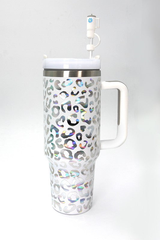 40 OZ TUMBLER STRAW COVER CAP (MULTI STYLES)-MODE-Couture-Boutique-Womens-Clothing