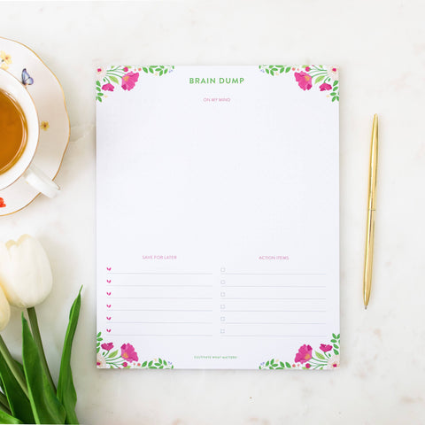 BRAIN DUMP PLANNER NOTEPAD 8X10-Planner-MODE-Couture-Boutique-Womens-Clothing