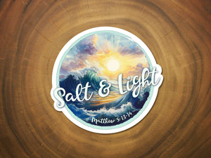 Salt & Light | Christian Sticker | Pretty Ocean Sticker-MODE-Couture-Boutique-Womens-Clothing