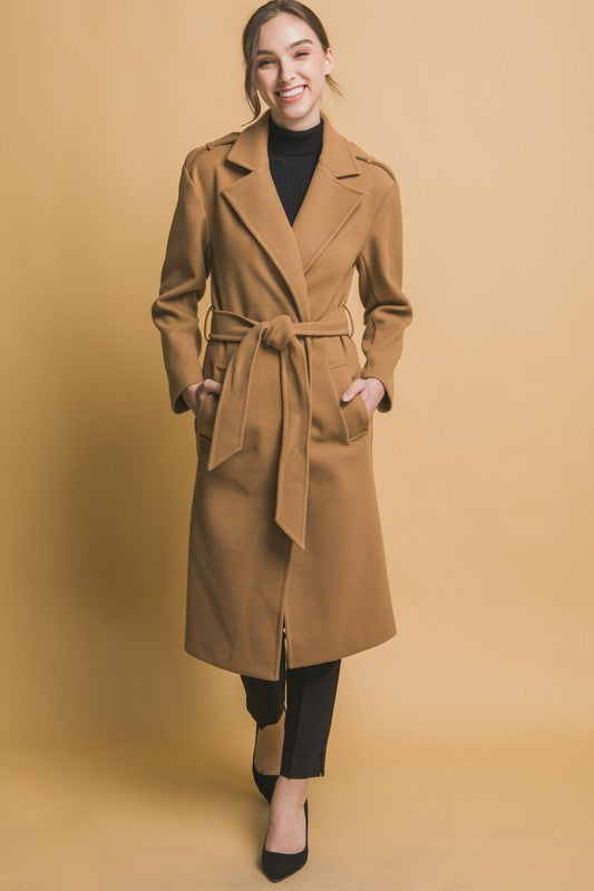 MATILDA TRENCH COAT IN CAMEL-COAT-MODE-Couture-Boutique-Womens-Clothing