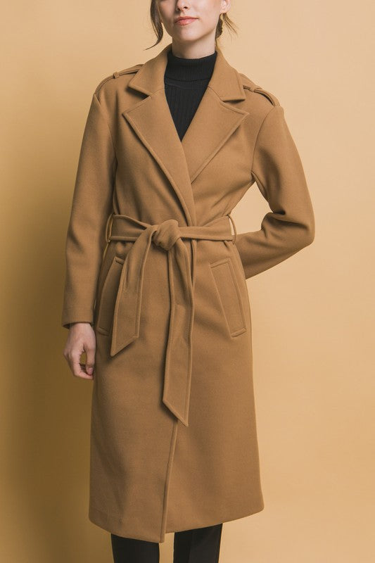 MATILDA TRENCH COAT IN CAMEL-COAT-MODE-Couture-Boutique-Womens-Clothing