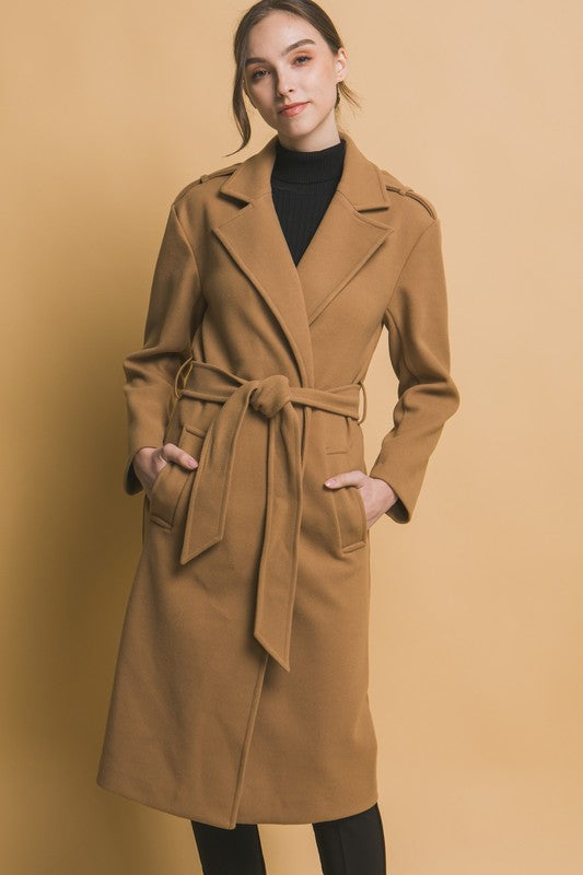 MATILDA TRENCH COAT IN CAMEL-COAT-MODE-Couture-Boutique-Womens-Clothing