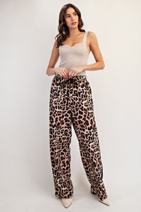 EARLY MORNING SIDE STRIPE TRACK PANTS IN LEOPARD-Track Pants-MODE-Couture-Boutique-Womens-Clothing