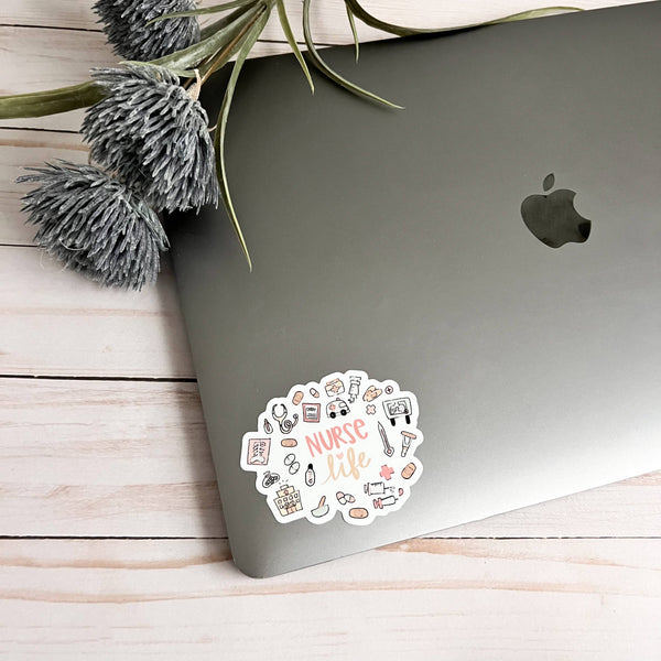 Nurse Life Sticker-MODE-Couture-Boutique-Womens-Clothing