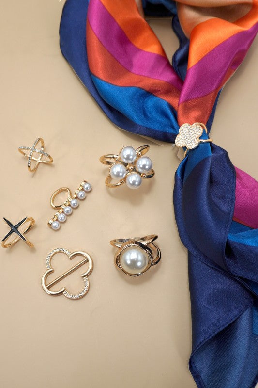 NECK SCARF/PURSE TIE HOLDER SLIDER RING