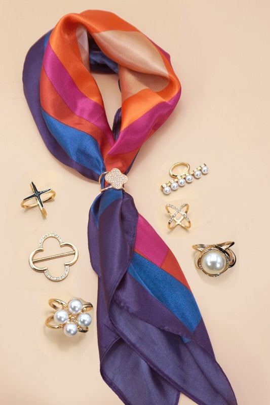 NECK SCARF/PURSE TIE HOLDER SLIDER RING