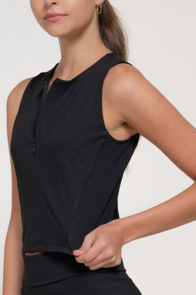 OFF-DUTY MUSE TANK IN BLACK-Vest-MODE-Couture-Boutique-Womens-Clothing