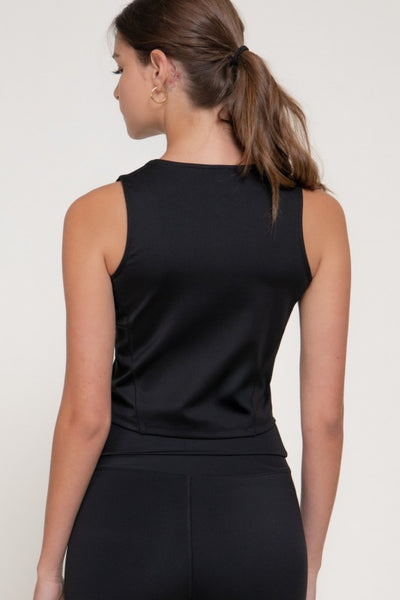 OFF-DUTY MUSE TANK IN BLACK-Vest-MODE-Couture-Boutique-Womens-Clothing