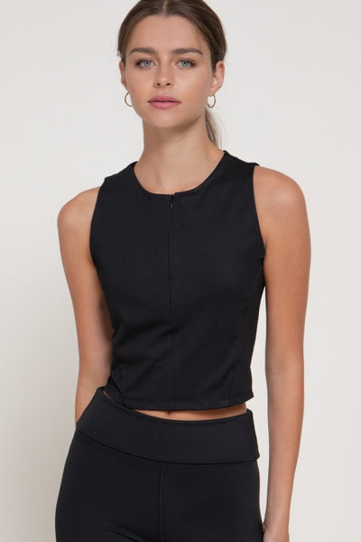OFF-DUTY MUSE TANK IN BLACK-Vest-MODE-Couture-Boutique-Womens-Clothing