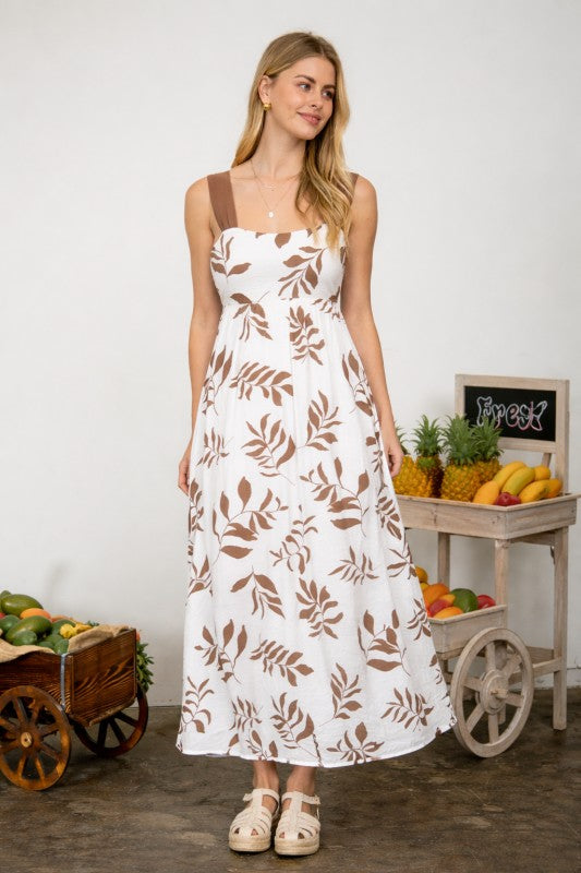 SAIL AWAY WITH ME MAXI DRESS IN CREAM