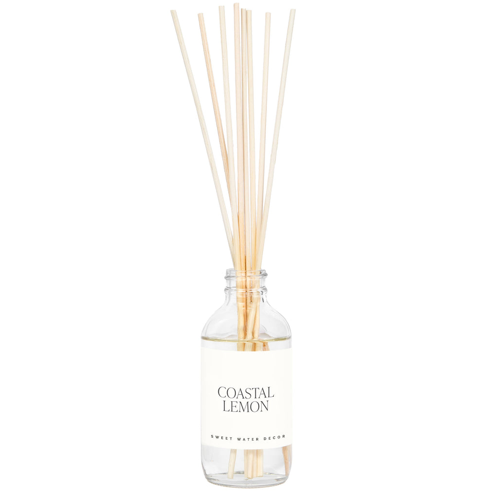 COASTAL LEMON REED DIFFUSER-REED DIFFUSER-MODE-Couture-Boutique-Womens-Clothing