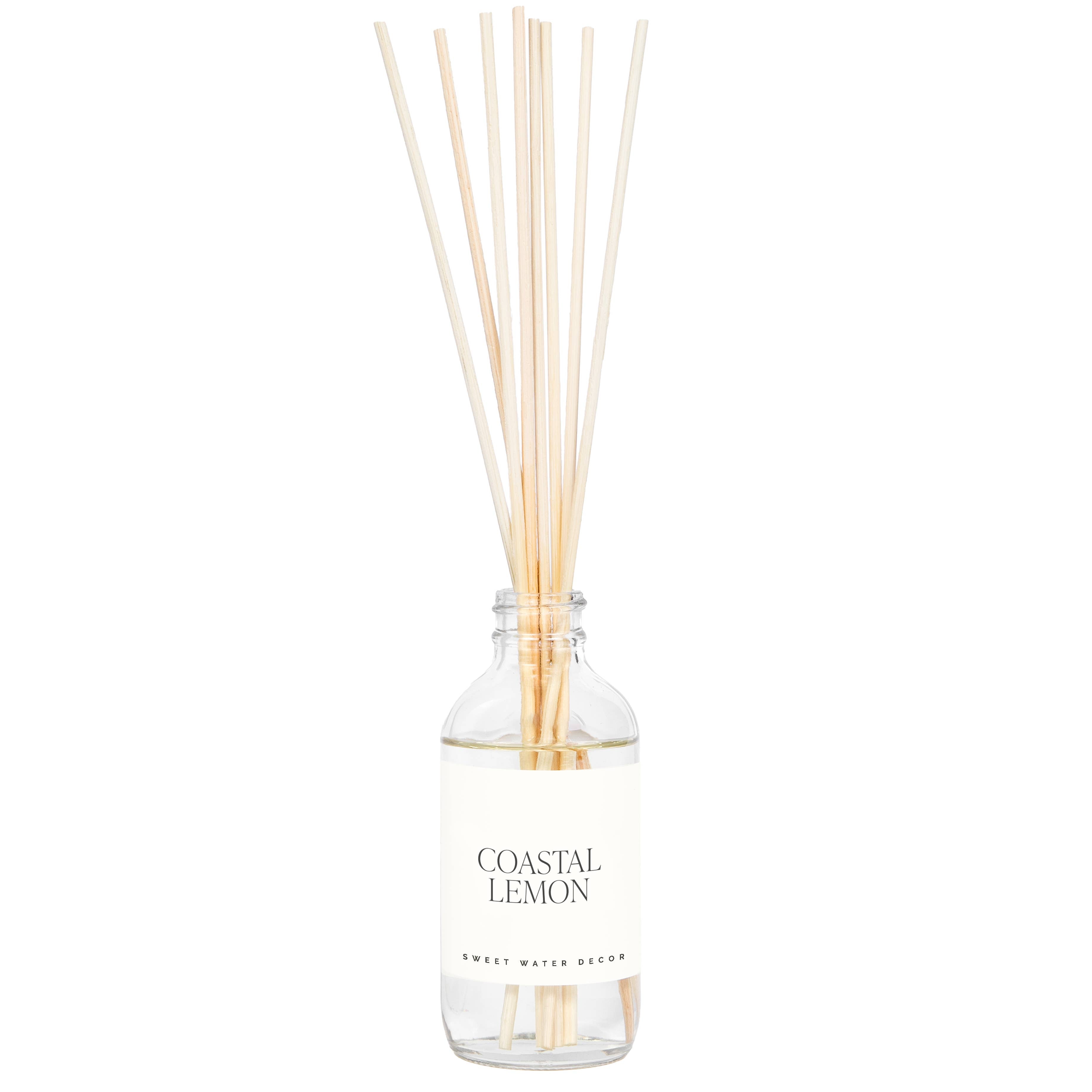 COASTAL LEMON REED DIFFUSER-REED DIFFUSER-MODE-Couture-Boutique-Womens-Clothing