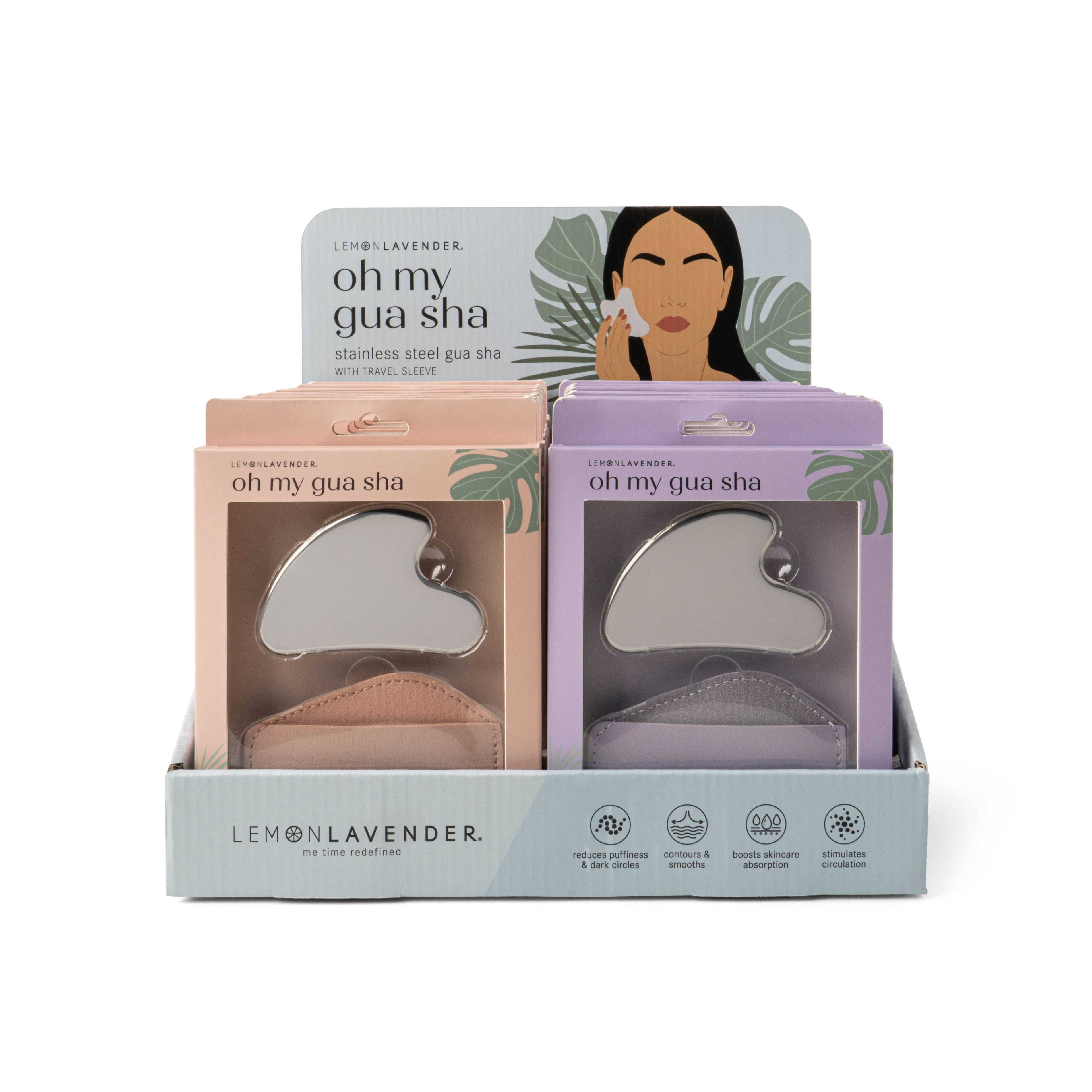 Lemon Lavender Oh My Guash Stainless Steel Gua Sha-BEAUTY-MODE-Couture-Boutique-Womens-Clothing