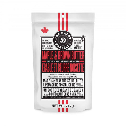 Pop Daddy – Maple & Brown Butter Seasoned Pretzels 7.5oz-pretzels-MODE-Couture-Boutique-Womens-Clothing