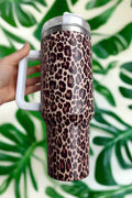 40 oz Cheetah Print Tumbler-MODE-Couture-Boutique-Womens-Clothing