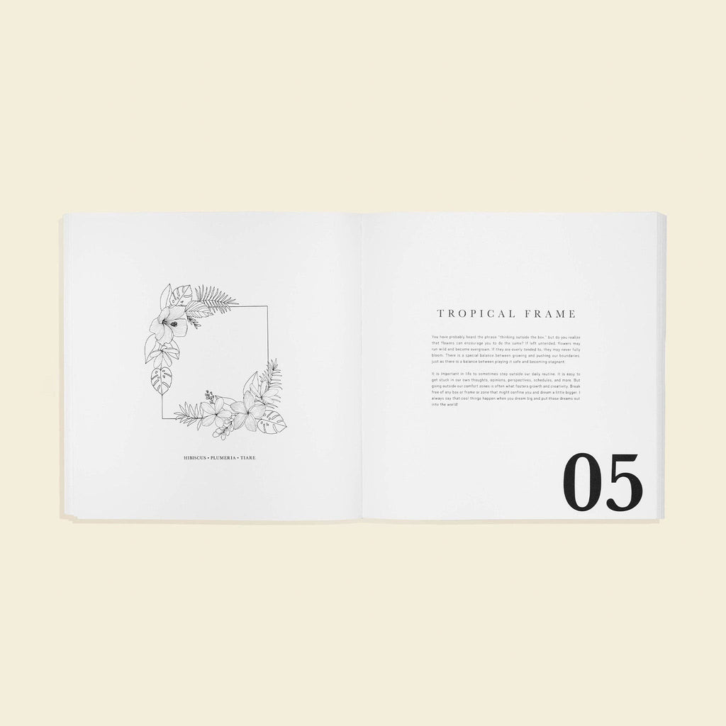 Florals By Hand: How to Draw Modern Floral Projects: Spiral Bound-MODE-Couture-Boutique-Womens-Clothing