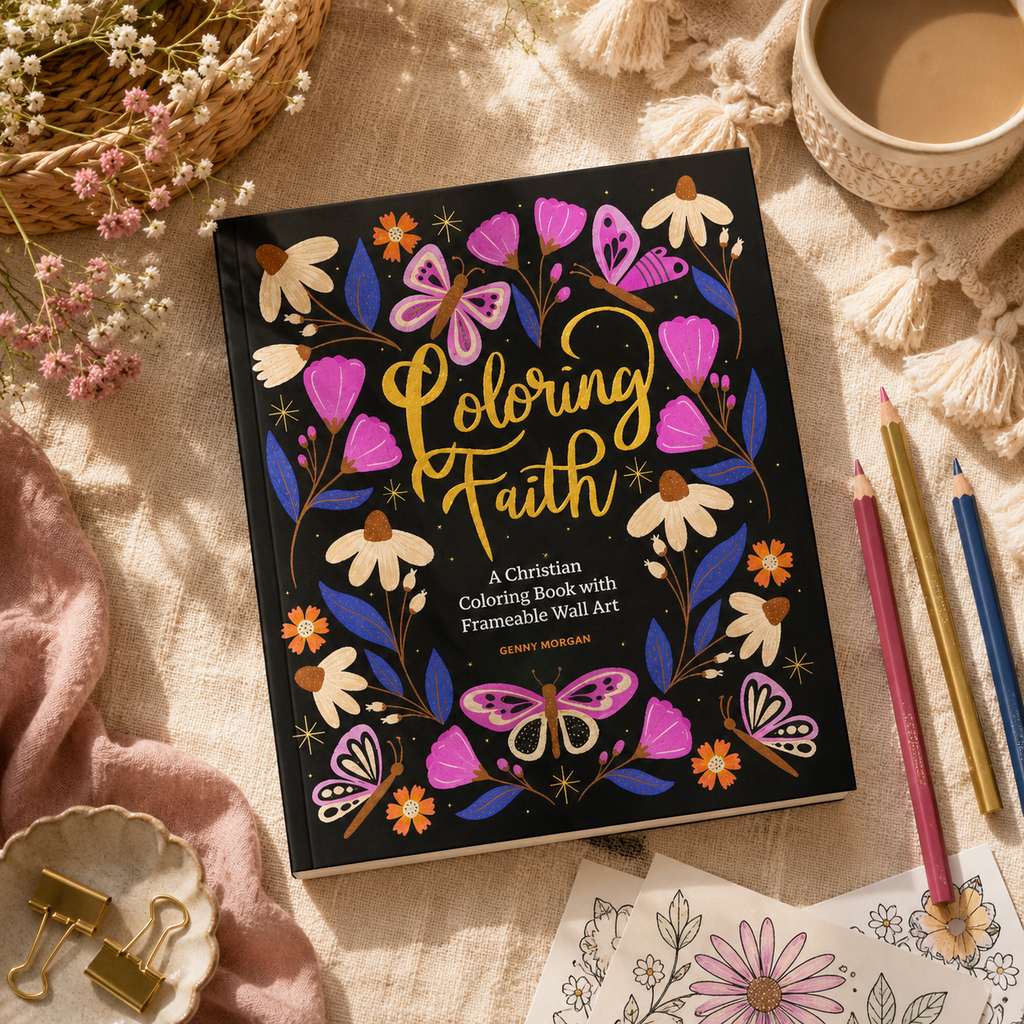Coloring Faith: A Christian Coloring Book for Women-ACTIVITY BOOK-MODE-Couture-Boutique-Womens-Clothing
