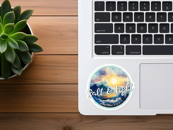 Salt & Light | Christian Sticker | Pretty Ocean Sticker-MODE-Couture-Boutique-Womens-Clothing
