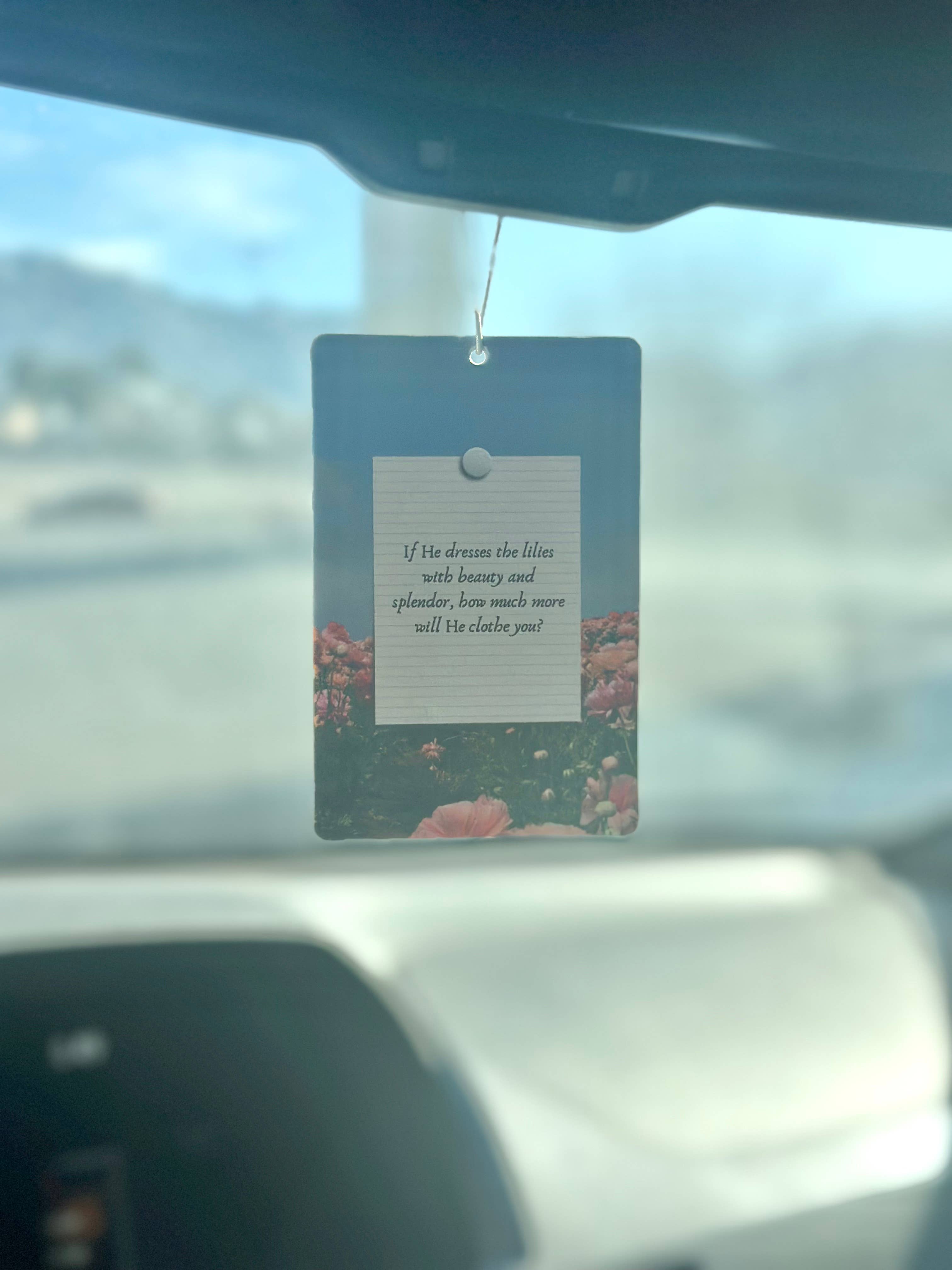 Bible verse car air freshener,Christian girl accessories-MODE-Couture-Boutique-Womens-Clothing