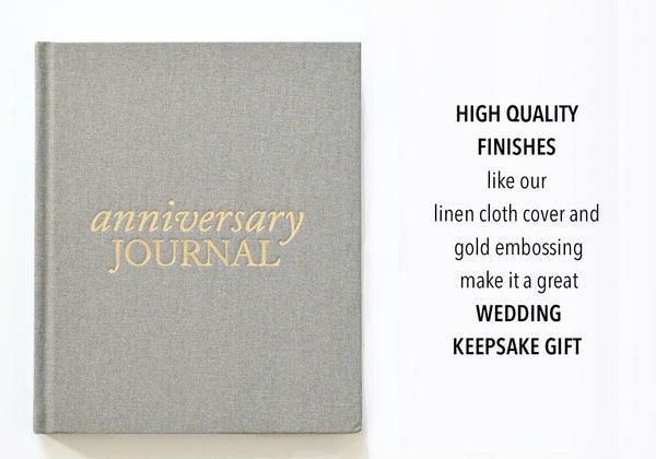 Anniversary Journal | Wedding Book | Gift for Wife or Spouse: Taupe-MODE-Couture-Boutique-Womens-Clothing