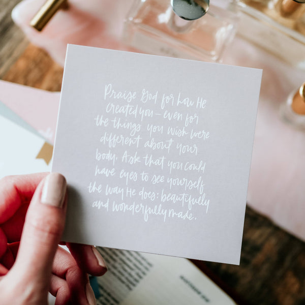 Prayers for Body Image-Prayer Cards-MODE-Couture-Boutique-Womens-Clothing
