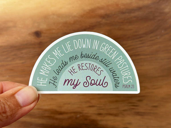 The Lord's Prayer | Psalm 23 | Christian Scripture Sticker-MODE-Couture-Boutique-Womens-Clothing