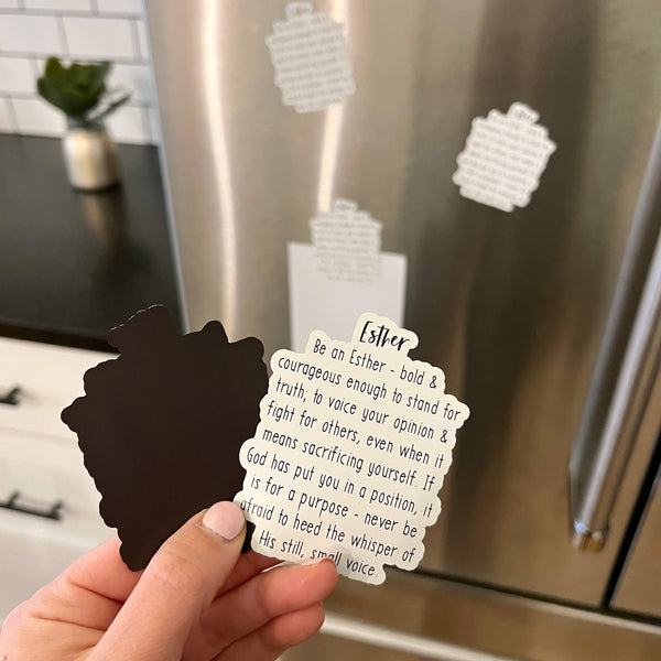 Esther magnet| Fridge magnets | Christian magnet-MODE-Couture-Boutique-Womens-Clothing