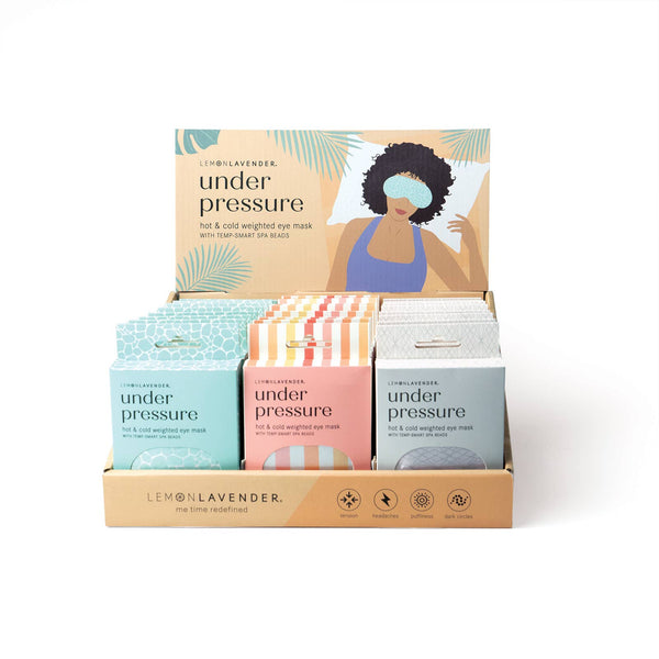 LEMON LAVENDER UNDER PRESSURE WEIGHTED EYE MASK-BEAUTY-MODE-Couture-Boutique-Womens-Clothing